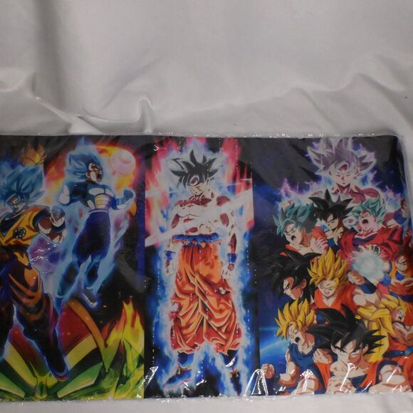 Dragon Ball Z Super Large Gaming Mouse Pad 23.5" x 14" Inches Goku Vegeta - Picture 1 of 5